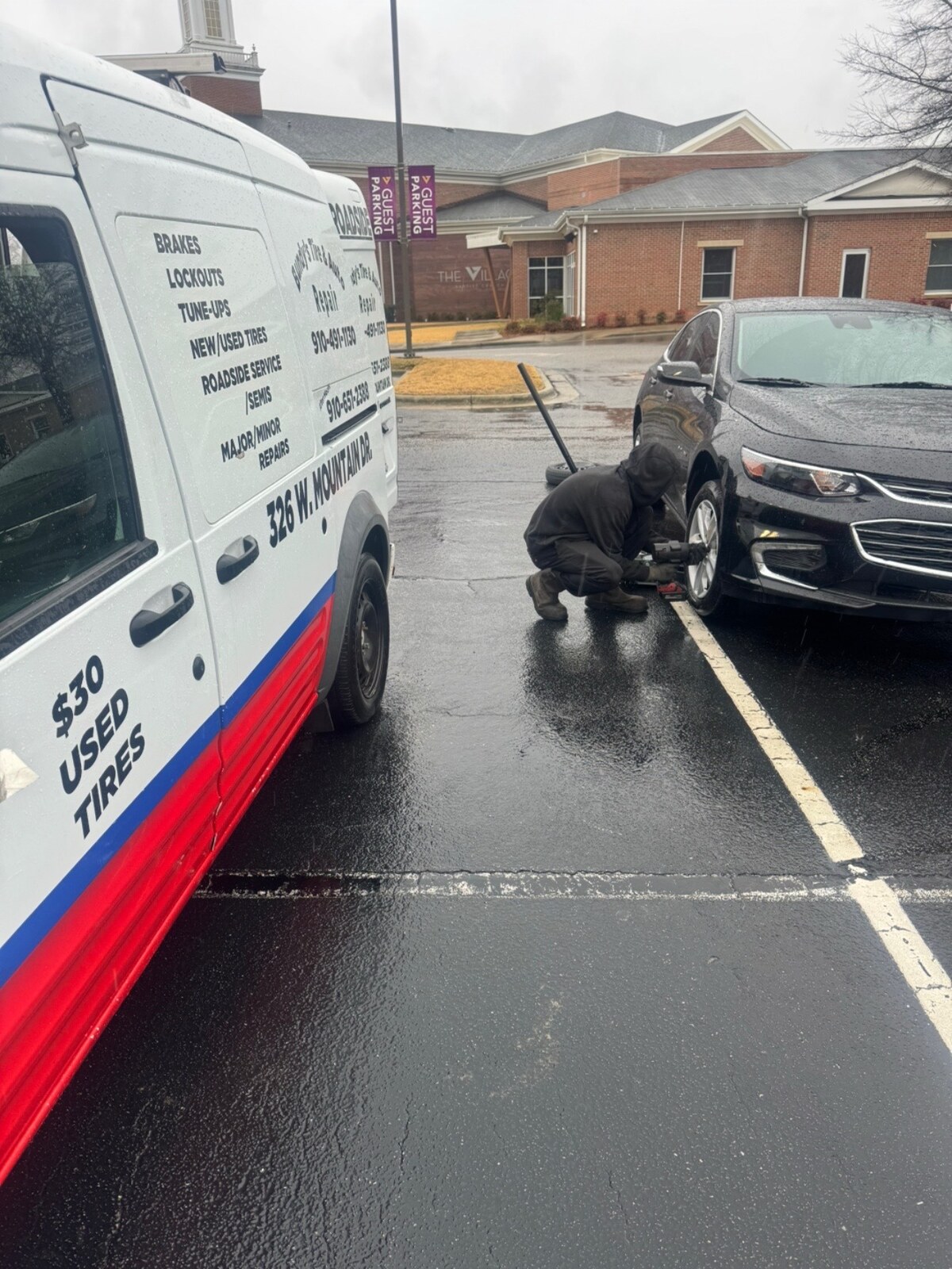 Service van